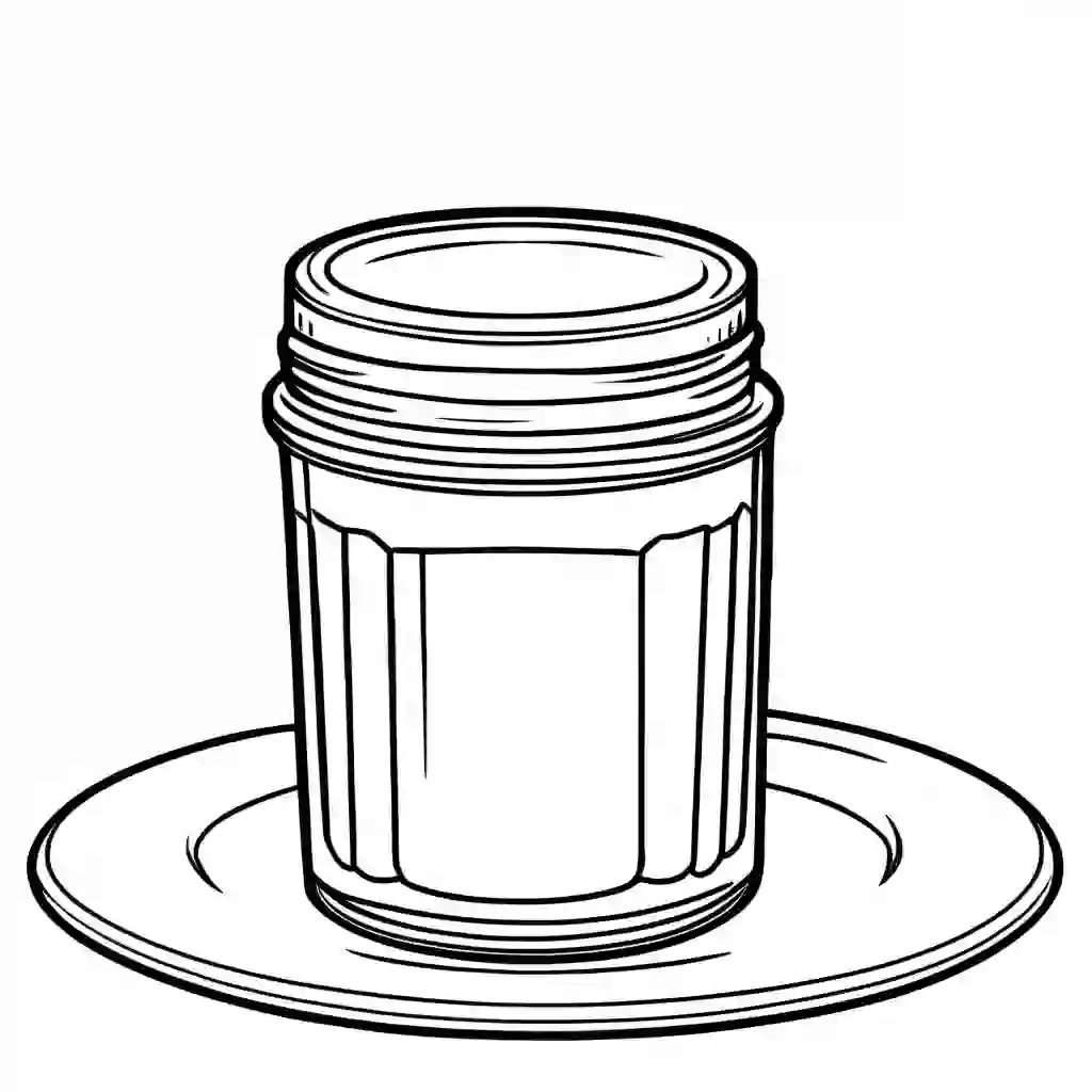 Butter coloring pages